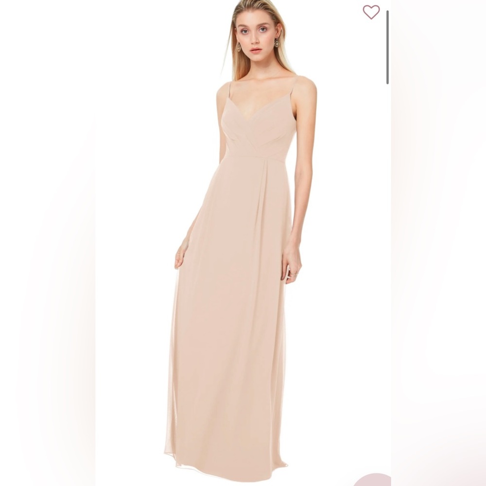 Bill Levkoff bridesmaid dress in cashmere chiffon